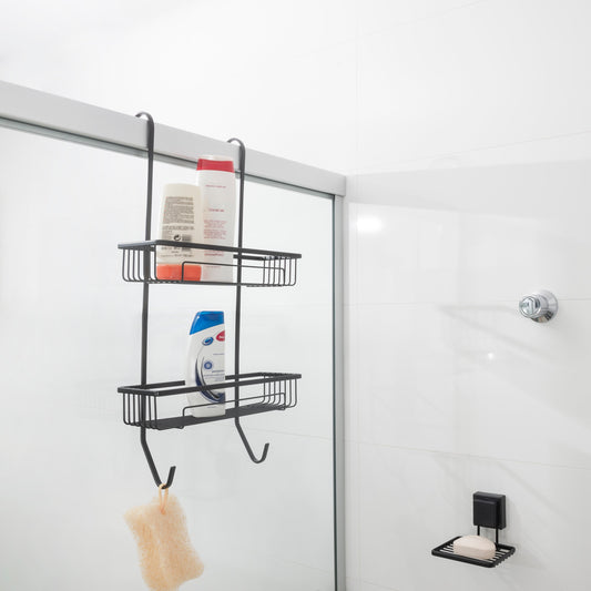 Organizador de ducha para Box color negro - 28x16x58 cm