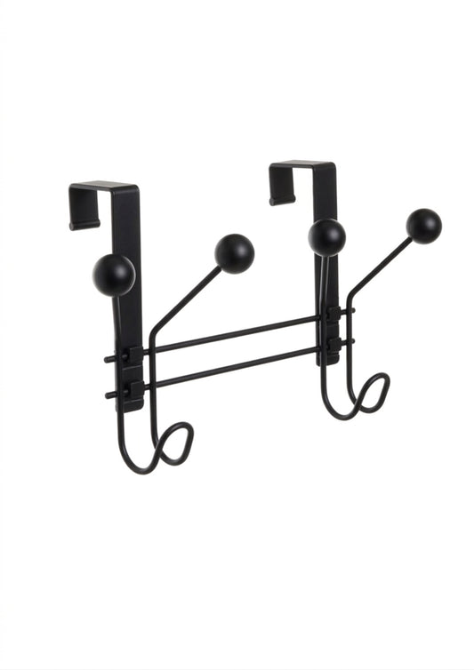 Colgador 2 ganchos - Negro