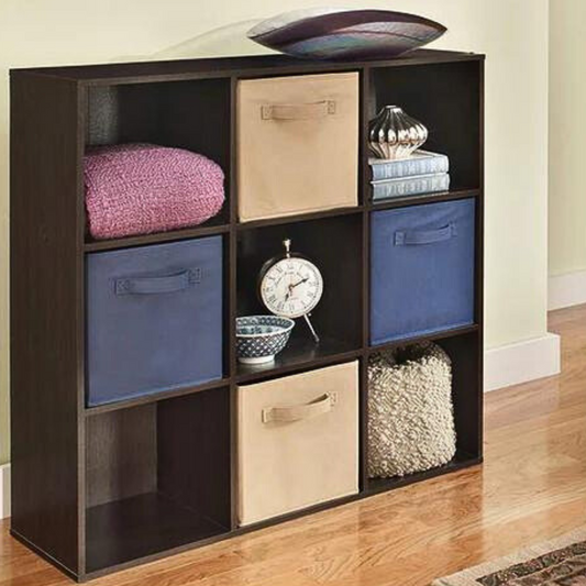 Mueble 9 compartimentos - 91x91x30 cm