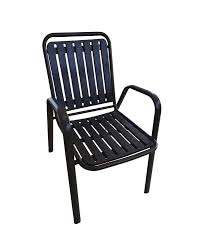 SILLA APILABLE RECTA NEGRA