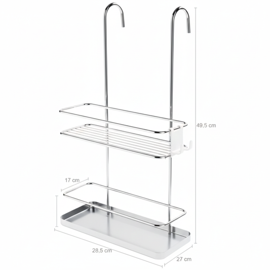 Organizador ducha de box - 49x28x17 cm
