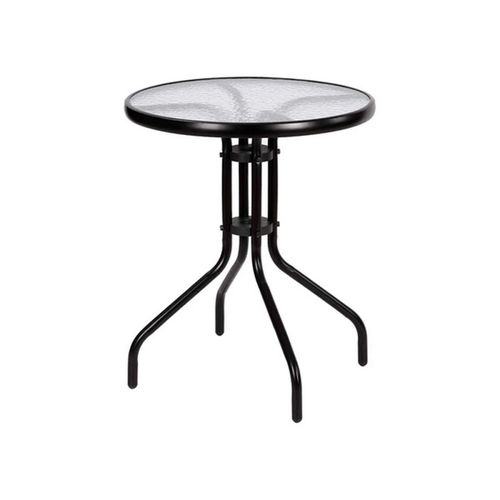 MESA NEGRA REDONDA 70 CM
