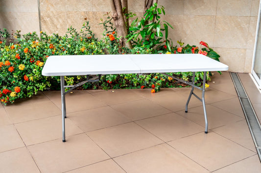 MESA PLEGABLE BLANCA