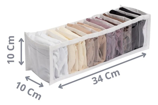 Bolsa organizadora blanca - 34x10x10 cm