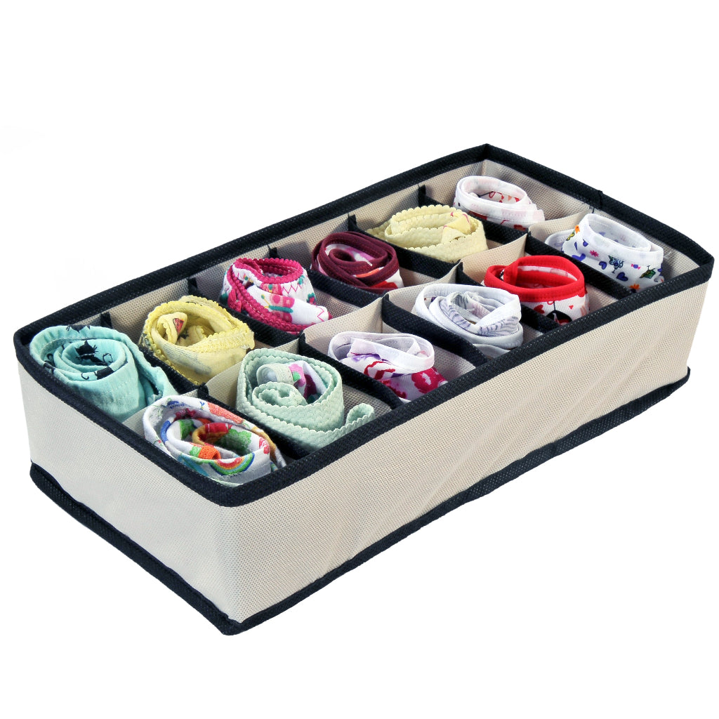 Organizador de tela 12 espacios - 38x18x9 cm